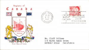 Canada 1966 FDC - Regions Of Canada, St Lawrence Seaway - Ottawa, Ont - J3920