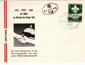 Austria 1962 Sc 684 Commemorative Perforate FDC #4