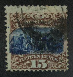 MOMEN: US STAMPS #118 USED LOT #51704