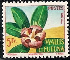 Wallis-Futuna Isls. 152 Mint OG 1958-59 Flower
