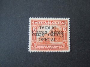 Nicaragua 1932 Sc C045 error print MLH