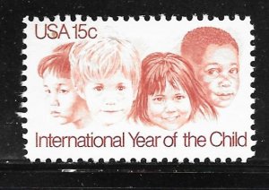 USA 1772: 15c Children, MNH, VF