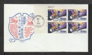 US 1529 Skylab 1974 P/B Artopages U/A FDC 