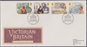 GREAT BRITAIN Sc #1188-9 FDC of 4 DIFF - VICTORIAN BRITAIN with PM DISRAELI