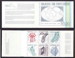 D1-Sweden-Sc#1501a-unused NH booklet-Patent systems-