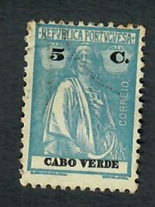 Cape Verde #156 Ceres used single