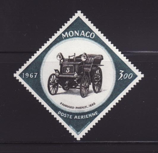 Monaco C73 Set MNH Antique Car, Panhard-Phenix (A)