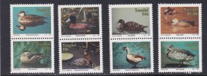 South Africa - Transkei # 272a-278a, Birds - Pairs, Mint NH, 1/2 Cat.