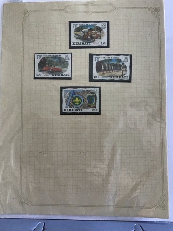Kiribati  stamp album  pages R23489