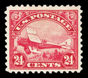 Scott C6 1923 24c Biplane Airmail Issue Mint F-VF OG LH Cat $65