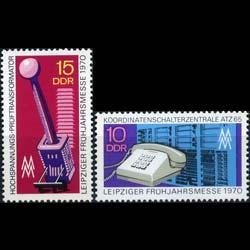 DDR 1970 - Scott# 1182-3 Leipzig Fair Set of 2 NH