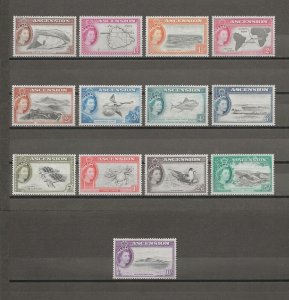 ASCENSION 1956 SG 57/69 MNH Cat £150