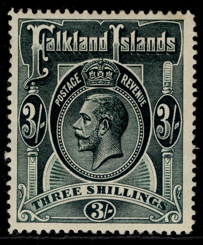 FALKLAND ISLANDS GV SG66, 3s slate-green, M MINT. Cat £95. 