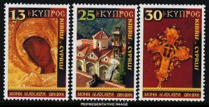 Cyprus Scott 983-985 Mint never hinged.