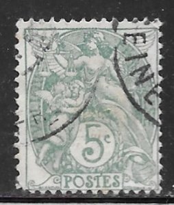 France 113: 5c Liberty, Equality, Fraternity, used, F