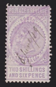 South Australia POSTAGE AND REVENUE 2s6d. perf 10.