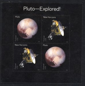 SCOTT 5077-78 2016 PLUTO EXPLORED ISSUE MINT SHEET NH VF!