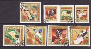 New Zealand-Sc#1978-83- id9-used set from FDC-Christmas-2004-