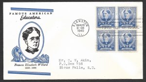 Doyle's_Stamps: Complete Akins Famous Americans Linnprint Cache FDC Set