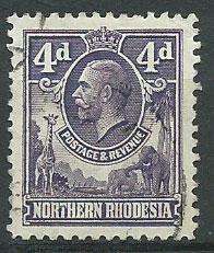 Northern Rhodesia  SG 6 Very Fine Used