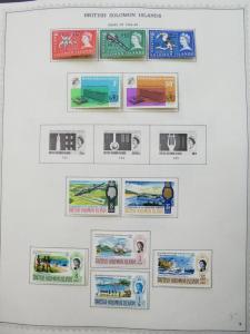 EDW1949SELL : SOLOMON ISLANDS Beautiful, ALL VF, Mint OG collection. Cat $516.00