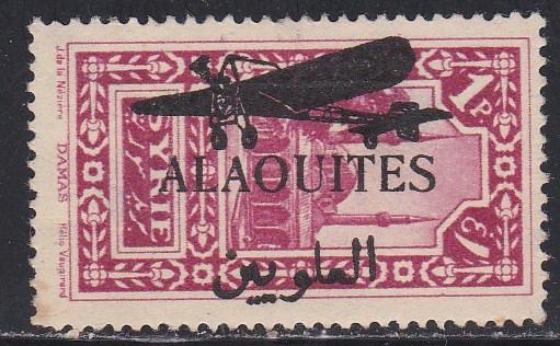 Alaouites # 32, Syrian stamp overprinted, hinged with thin spot, 10% Cat.