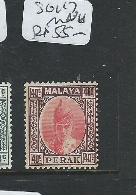 MALAYA PERAK (P0810B)  SULTAN HEAD STRAIGHT 40C  SG 117  MNH