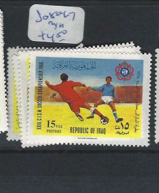 IRAQ   (P2803B) FOOTBALL   SG  804-7   MNH