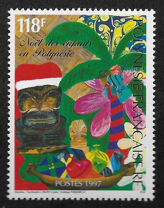 FRENCH POLYNESIA SC# 728 FVF/MNH 1997