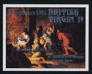 Virgin Islands 417-21 MNH Christmas, Art, Paintings, Peter Paul Rubens