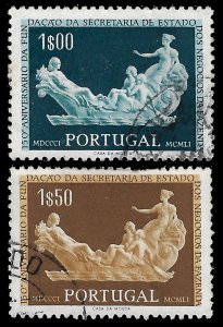 Portugal 1954 Sc 792-93 U vf