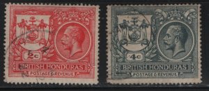 BRITISH HONDURAS  89-90 USED
