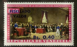 VENEZUELA C893 MNH BIN .80 INDEPENDENCE