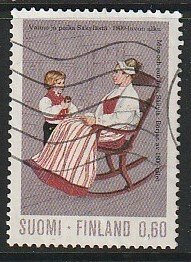 1973 Finland - Sc 536 - used VF - 1 single - Mother/Son, Sakyla - Costumes