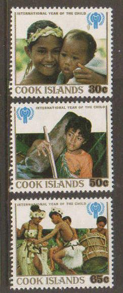 Cook Islands Scott 529-531 MNH** set