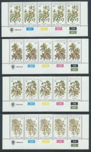 BOPHUTHATSWANA SC# 56-9 CONTROL STRIP/5 FVF/MNH 1980 