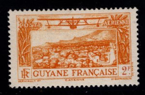 French Guiana Scott C4 Flying Boat airmail stamp