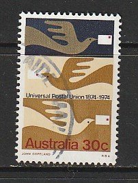 1974 Australia - Sc 598 - used VF - single - Carrier Pigeons