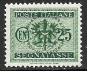 YUGOSLAVIA German Occupation Ljubljana 1944 25c Postage Due Sc NJ17 MNH