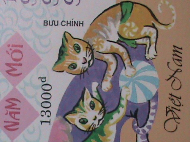 ​VIETNAM-1999 SC#2871 YEAR OF THE LOVELY CAT MNH-IMPERF S/S-VERY FINE LAST ONE