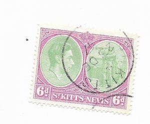 St. Kitts & Nevis #85 Used - Stamp - CAT VALUE $1.60