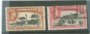 Gibraltar #115-116 Used Multiple