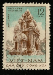 North Viet Nam Scott 173 Ancient Tower stamp Used