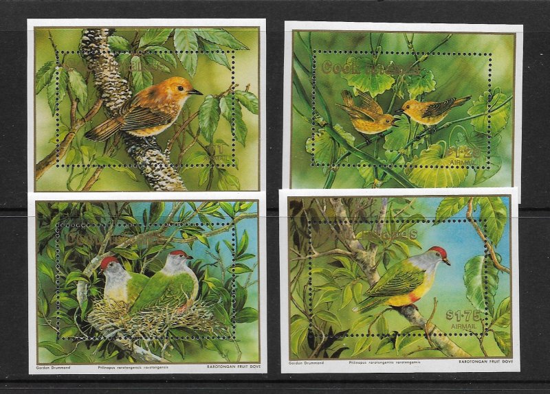 BIRDS - COOK ISLANDS #1020-3  MNH