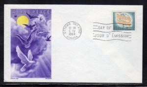 Canada #416 FDC Chickering Jackson Unaddr F479