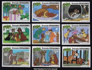 Grenada Grenadines Scott 450-458 Mint never hinged.