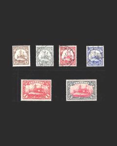 VINTAGE:CAMEROUN- GERMAN 1906   SCOTT # 20-25 $ 190 LOT 1906X414