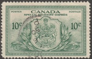 Canada, Scott#E11,  used, hinged,  no gum,  special delivery, #QC-E11