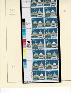 Switzerland 50c US Postage Plate Strip of 16 stamps #2532 VF MNH