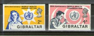 Gibraltar 213-214 MNH